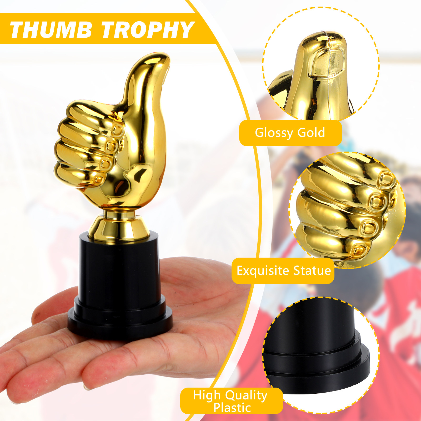 6 pièces, trophée en forme de  - Kids Education Motivation avis et prix