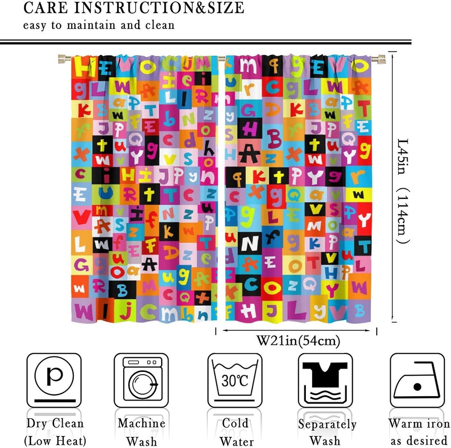 Rideaux multicolores à blocs A - Abc Kids Early Education avis et prix