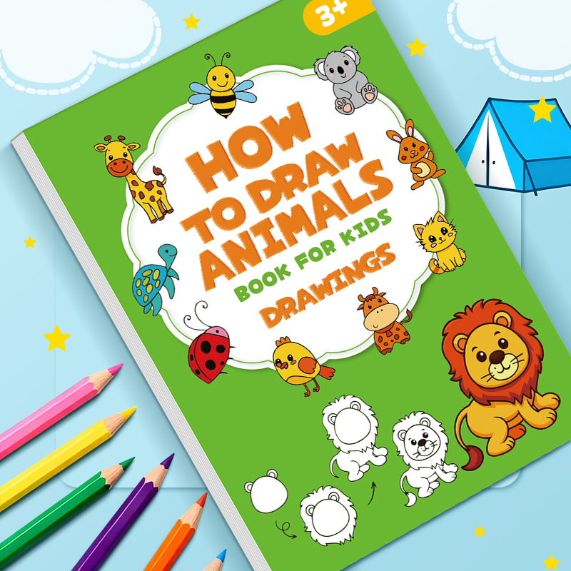 Livre de dessin d'animaux pour - Kids Education Activities avis et prix