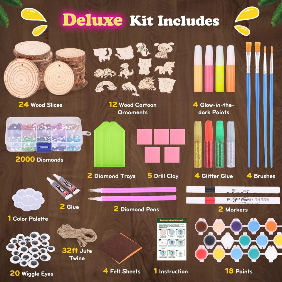 Kit de peinture sur bois qui b - Kids Education Activities avis et prix