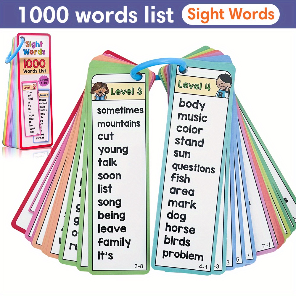 Cartes Flash de 1000 mots de v - Kids Education Activities avis et prix